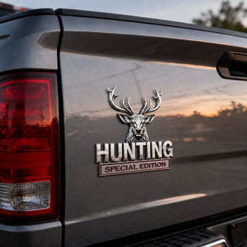 3D Chrome Hunting Metal Car Badge