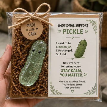 Emotional Support Pickle Fun Novelty Gift