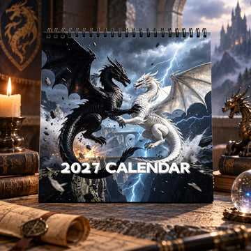 Dragons of a Higher World 2027 Wall Calendar