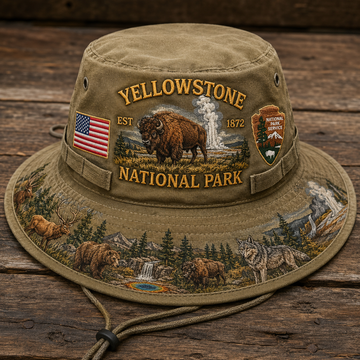 Yellowstone National Park Adventure Boonie Hat