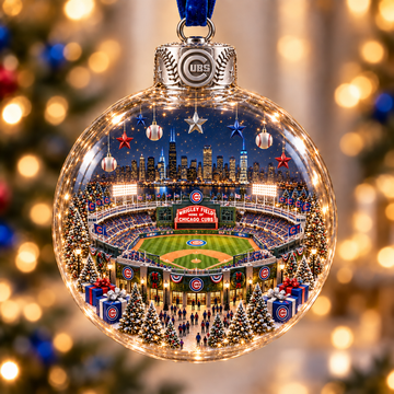Light-Up Baseball Stadium Christmas Ornament – Holiday Keepsake