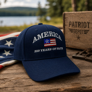 USA 250th Anniversary Cap Patriotic Commemorative Hat