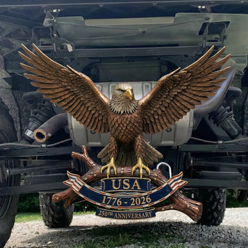 USA 250th Anniversary Eagle Trailer Hitch