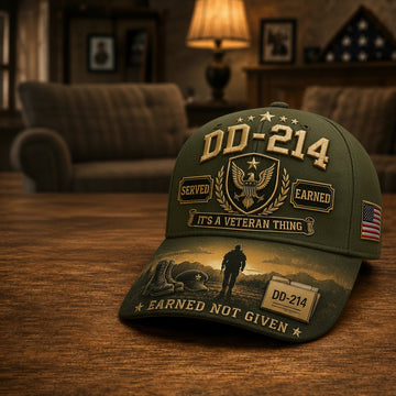 DD-214 Served Earned Commemorative Cap