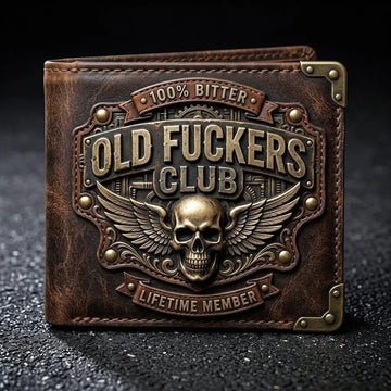 Vintage Leather Wallet Retro Style Men's Wallet