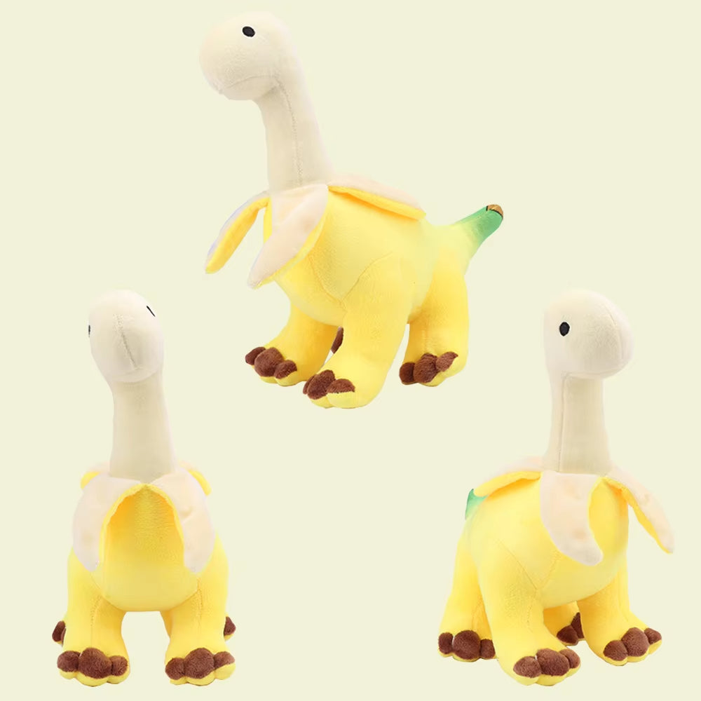 Peeled Banana Brontosaurus Plush Toy