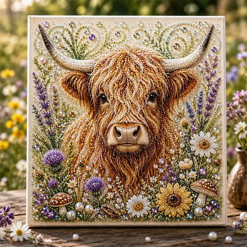 Highland Cow Pearl Art DIY Kit