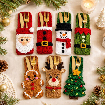 Christmas Cutlery Holder Collection