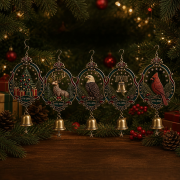 250th Christmas Anniversary Commemorative Bell Ornaments Collection